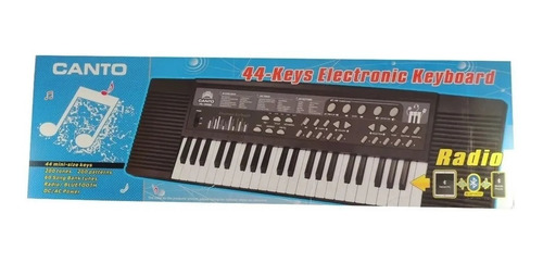 Piano Organeta Eléctrica Usb Mp3 44 Teclas Musica + Microfon