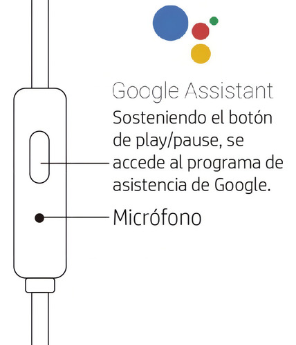 Fones de ouvido Hp In Ear Dhh-1111 pretos com microfone