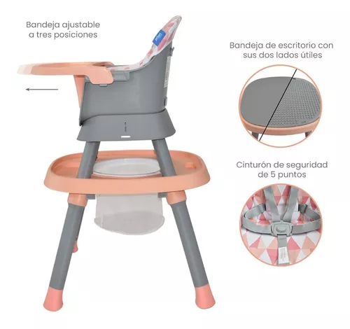 Silla de comedor para bebés de 0 a 3 años, silla alta para comer