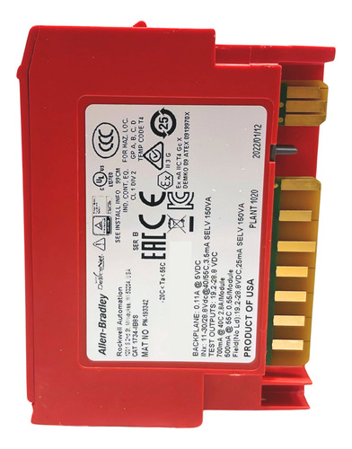 Allen-bradley 1734-ib8s Dc Input Safety Module Point I/o