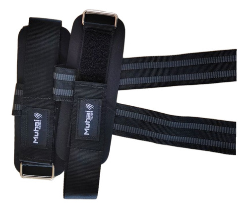 Straps Con Muñequeras Muhai Team Gym Crossfit