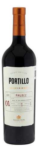 Vino Malbec Portillo Tinto 0.75 L pack x 12 u