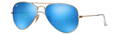 Ray-ban R/17 55mm Azul Espejo Aviador Gafas De Sol Nyii8