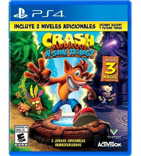 Ps4: Crash Bandicoot N-sane Trilogy