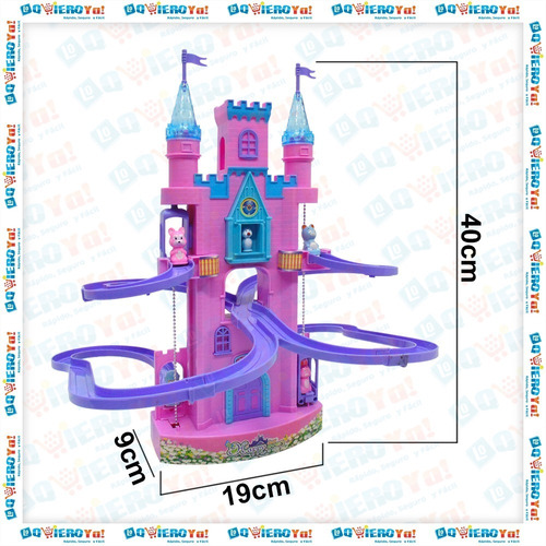 Imagen 4 de 10 de Castillo Mágico Luz Sonido Ascensor Poppi Baby + 4 Animales