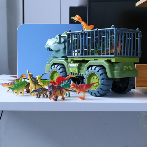 Niños Grandes Dinosaurio Triceratops Dinosaurios Verde