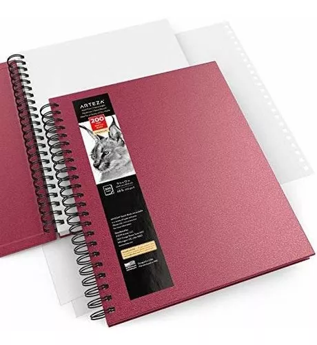 Cuadernos - Arteza Sketch Book, 9x12 Inch, 2-pack, Pink Draw