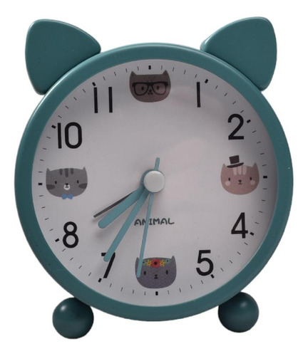 Reloj Despertador Niños Gato