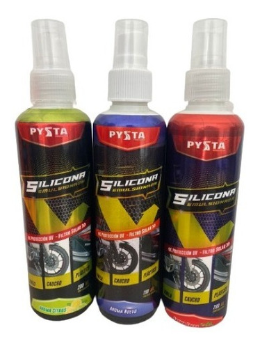 Silicona Para Carro Moto Bici Emulsionada Partes Plasticas  