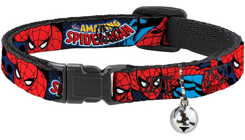 Collar De Gato Breakaway Amazing Spider Man 8 A 12 Pulgadas