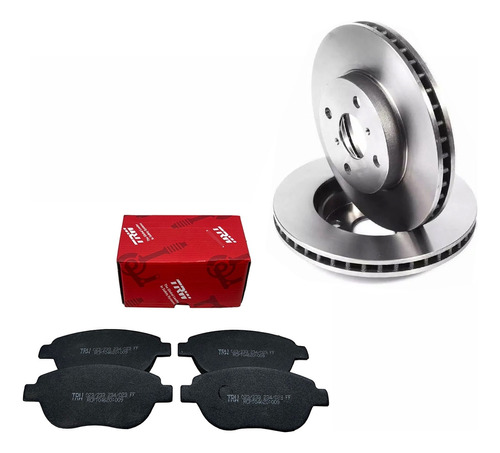 Kit Disco Pastilha Freio Diant Peugeot 2008 1.6 16v 2019/21