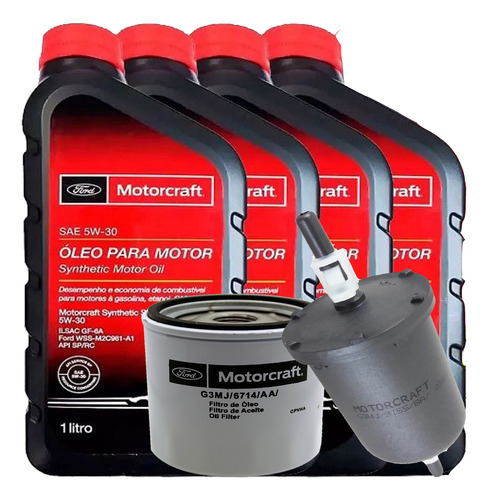 4 Litros Oleo 5w30 E Filtros Ford-ka 2009 2010 2011