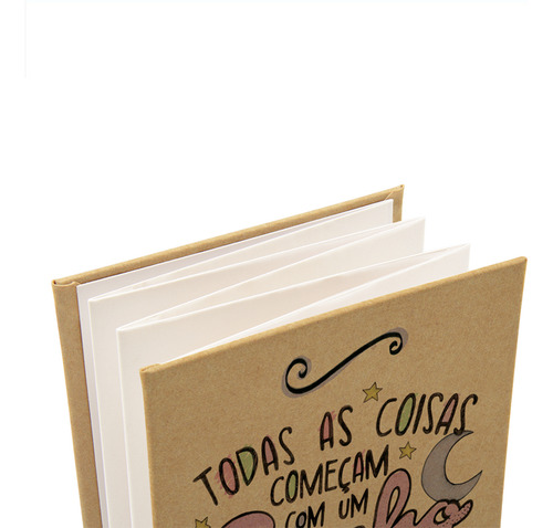 Album Sanfonado Branco 10x10 12 Folhas- Ical 610
