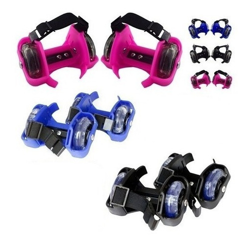 Imagen 3 de 4 de Patines Ajustable Flashing Rollers Con Luz Led Ruedas Zapato