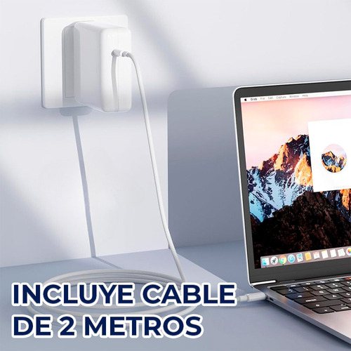 Cargador Laptop Compatible Macbook Pro 61w Usb Tipo C 20v 3a
