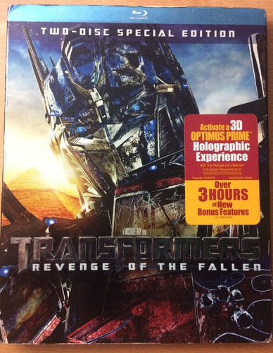 Transformers - Revenge Of The Fallen. Blu Ray.original