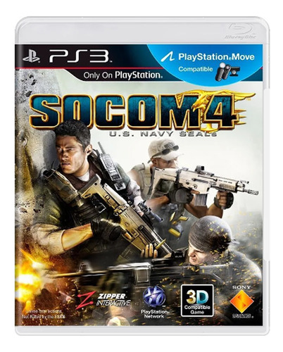 Jogo Socom 4: U.s. Navy Seals - Ps3 Original