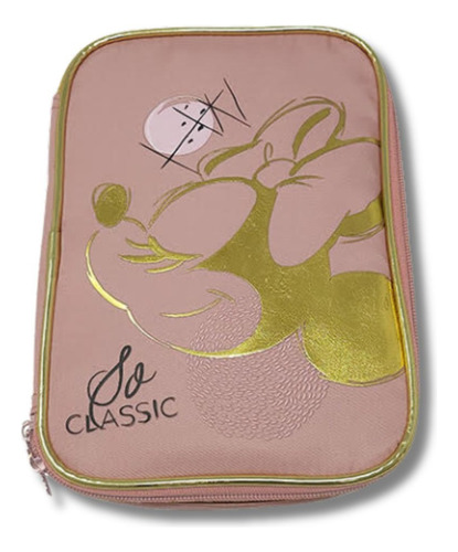 Estuche Para Lápices Maxi Trend Minnie 2 Divisiones Mooving