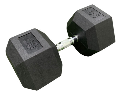 Mancuerna En Forma Hexagonal De 90lbs Para Entrenamiento Gym