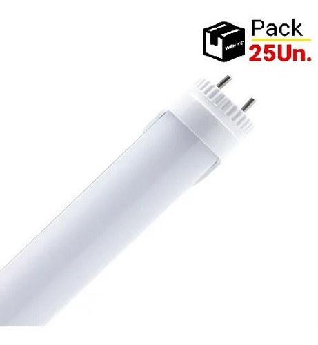 Imagen 2 de 2 de Tubo Led T8 18w 120cm Werke 1 Punta Pack X 25 Unid.