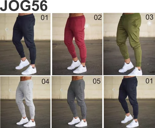 Nueva marca otoño hombre gimnasio Joggers pantalones de algodón