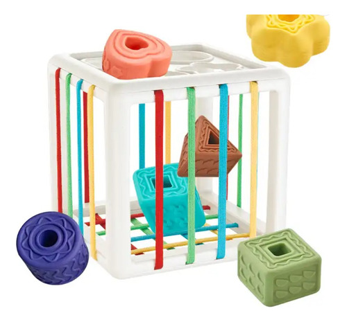 Juguete De Aprendizaje Para Bebe Cubo Montessori Didáctico