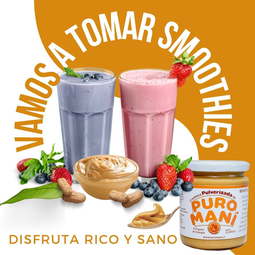 Imagen 2 de 4 de Mantequilla De Maní Puro Maní 1 Kilo