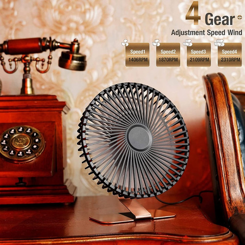 Ventilador De Escritorio Personal De Corriente Mini Moderno