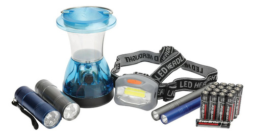 Kit De Lamparas Led Ozark Camping Pesca Caceria Cabeza Color de la luz Azul