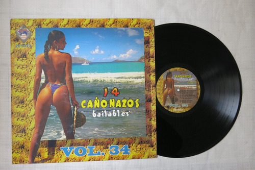 Vinyl Vinilo Lp Acetato 14 Cañonazos Bailables Vol 34 Tropic
