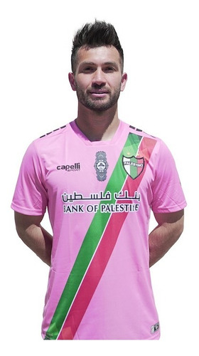 Camiseta Palestino 2021 Rosada Nueva Original Capelli