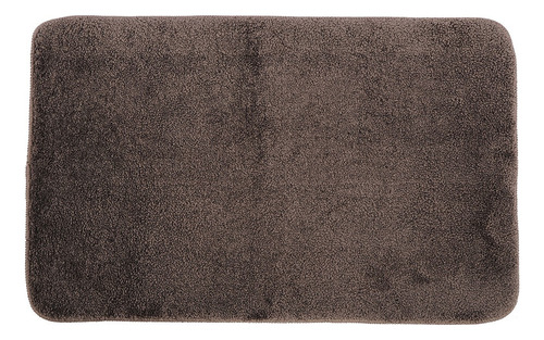 Alfombra Marrón Engrosada Para Baño, Dormitorio Suave