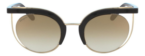 Gafas de sol metálicas Salvatore Ferragamo SF909s, color negro