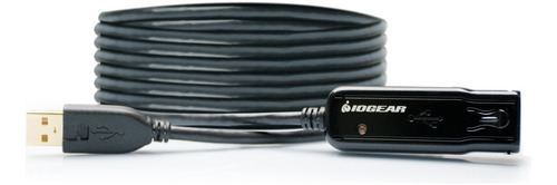 Iogear Usb 2.0 booster Cable Extension Negro