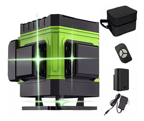 Herramienta De Nivel Láser Verde Autonivelante 3d De 12 Lin