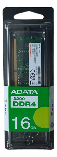 Memoria Ram Adata Para Portatil 16gb 3200mhz