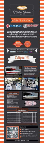 Imagen 15 de 15 de Eclipse 16 Con Suzuki 115 Hp 4t Cero Horas