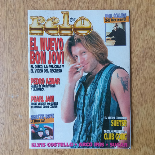 Revista Pelo 479 Bon Jovi Pearl Jam Aznar Beastie Boys Suete