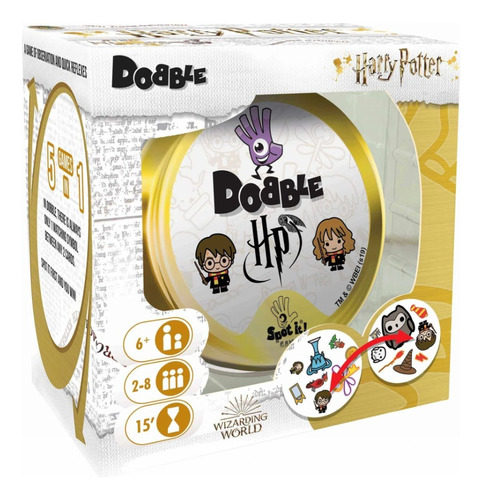 Juego De Mesa Dobble Harry Potter Original 5 En 1