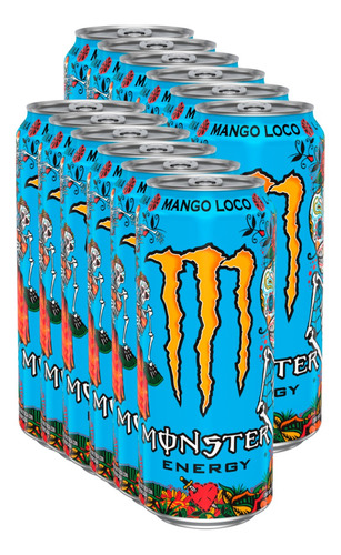 Monster Energy - 473ml - Distintos Sabores - Pack 12 Unid.