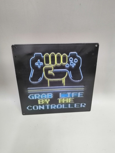 Aviso Metal U.s.a Retro Vintage Gamer Original