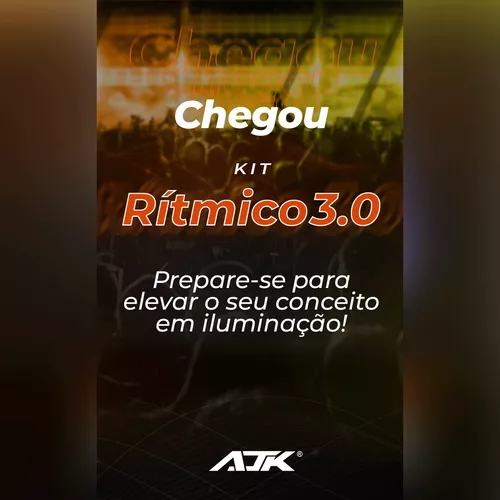 4 Strobo Automotivo Carro Ajk 4 Faróis Rgb Com Controle Novo