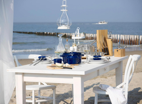 Staub La Cocotte Redondo Caçarola, 22 Cm, Azul