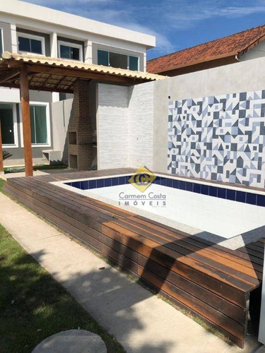 Imagem 27 de 27 de Casa Com 4 Dormitórios À Venda, 160 M² Por R$ 695.000,00 - Recreio - Rio Das Ostras/rj - Ca1815