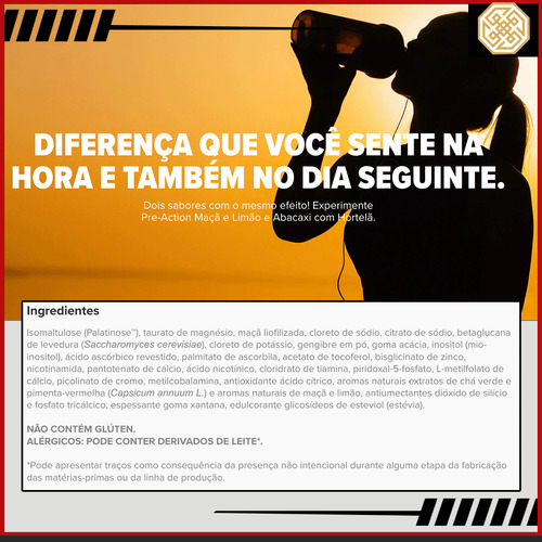 Pre-action Energy Drink 27g (540g) 20 Sachês - Essential