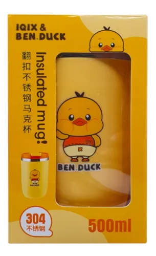 Vaso Termico Portable Acero Inox 500ml Cafe Te Niños Diseños
