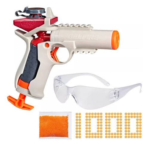 Nerf Gelfire Ignitor Pistola 1000 Perlas Con Gafas 