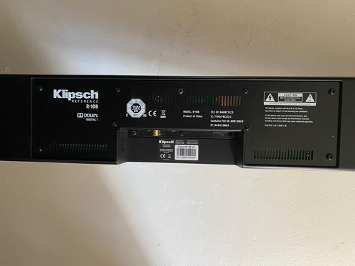 Barra De Sonido Klipsch R-10b Bluetooth Negro (Usado)
