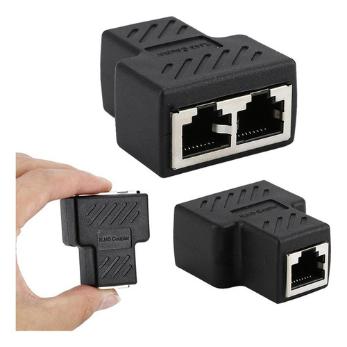 Adaptador Divisor Red Conector Accesorios Fácil De