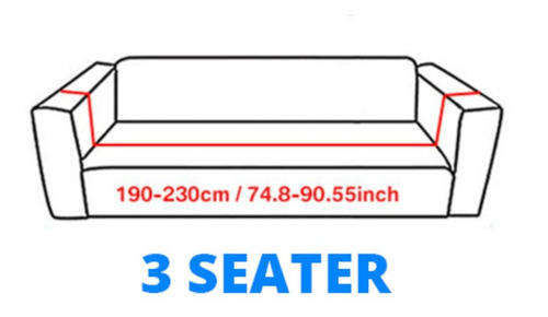 Imagen 6 de 10 de Funda Forro Cobertor Mueble De 3 Cuerpos + Banda Ajustable